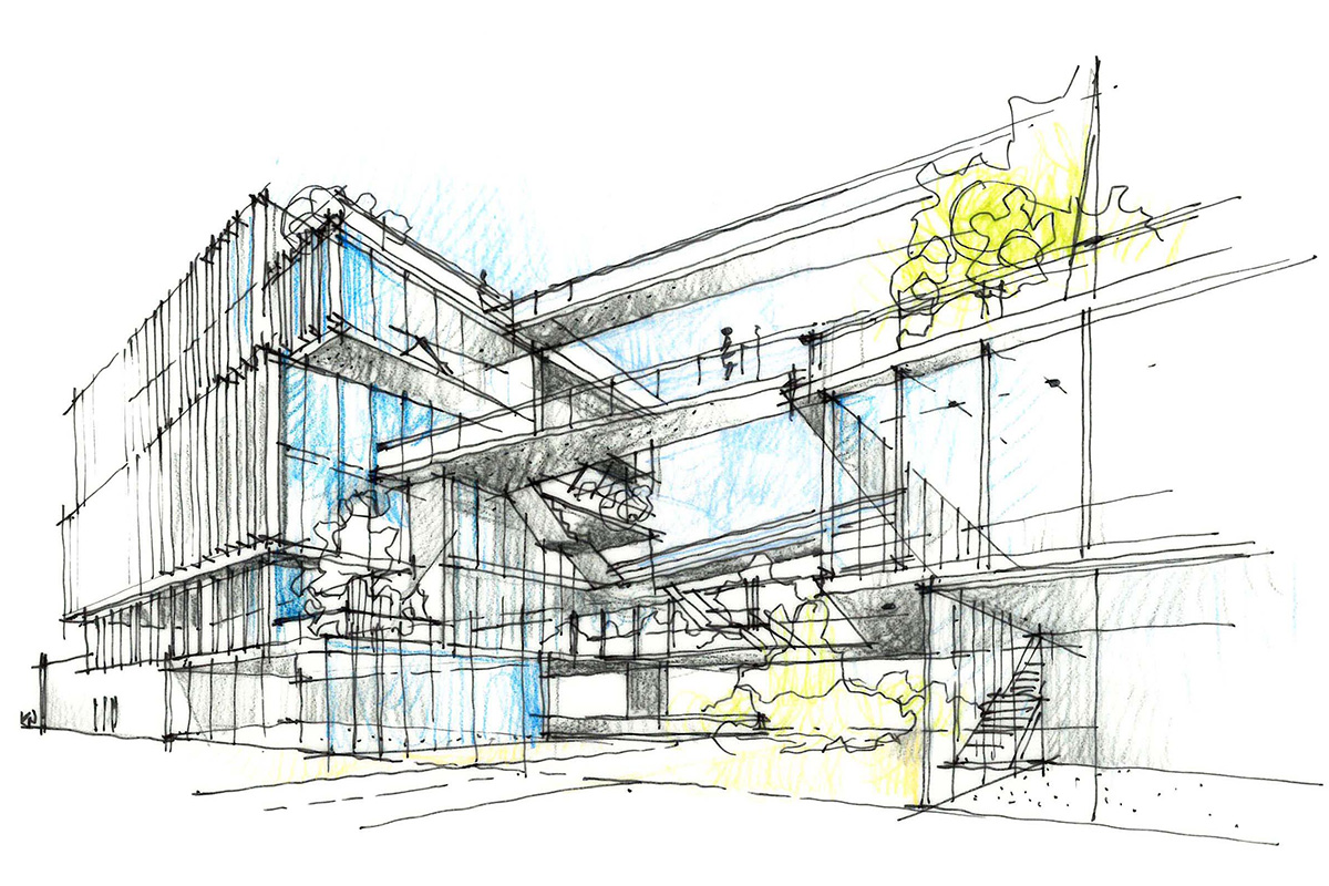dessin architectural exemple 05w