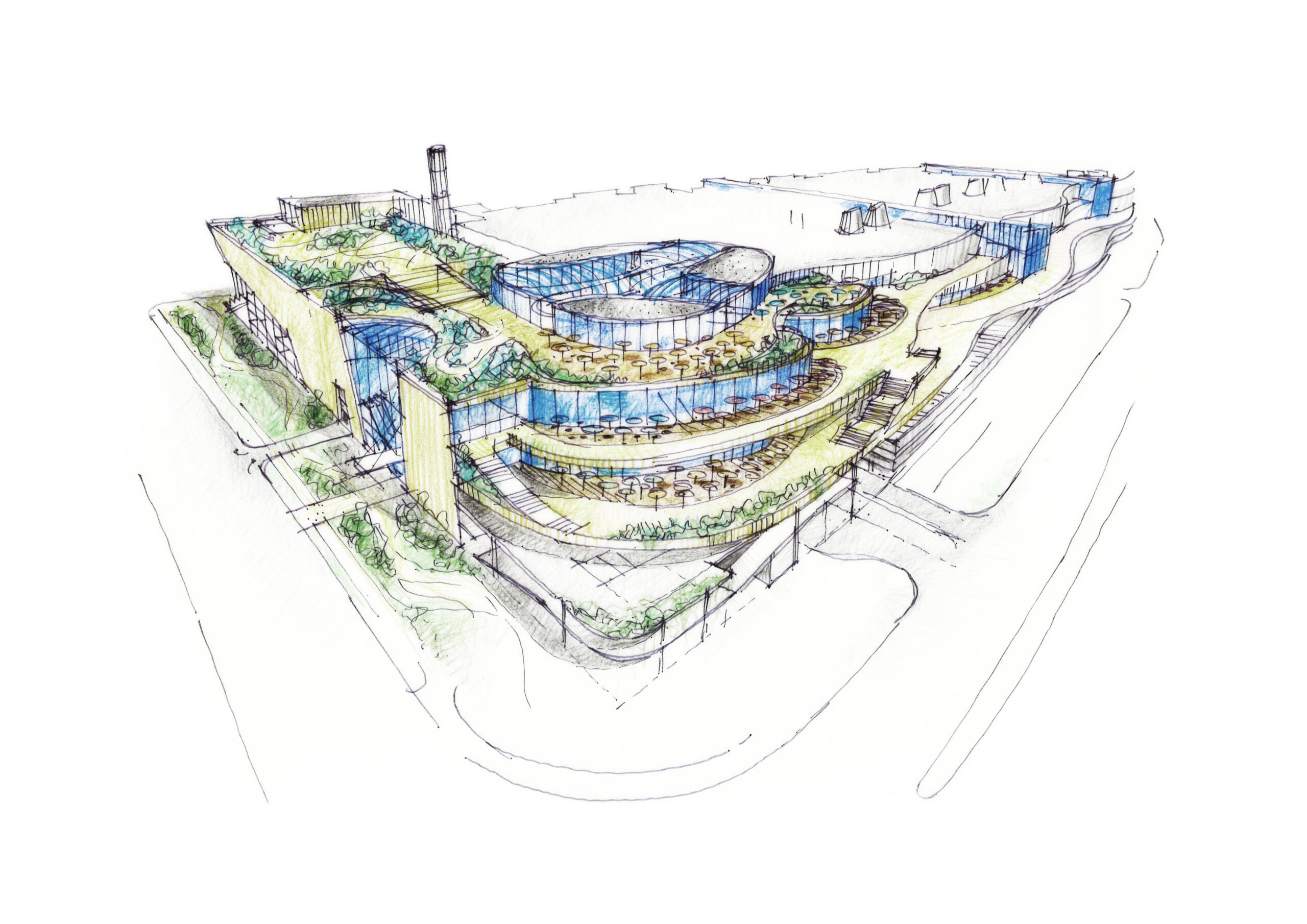 dessin architecture cccial