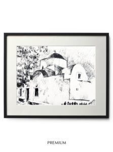 Griechische Kirche Kykladen Serifos Griechenland Pano Panagia