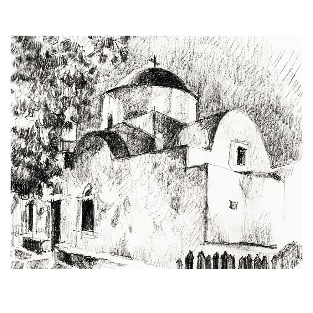 eglise grecque traditionnelle cyclades serifos grece