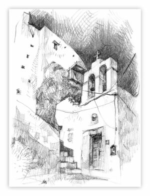 traditionelle Kirche Kykladen Serifos Griechenland