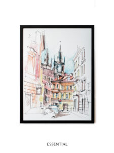 Teynkirche Altstadt Gasse Prag