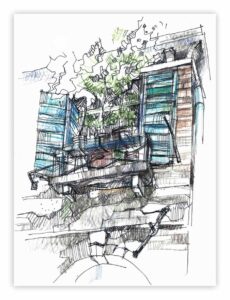 Venetian window Italy