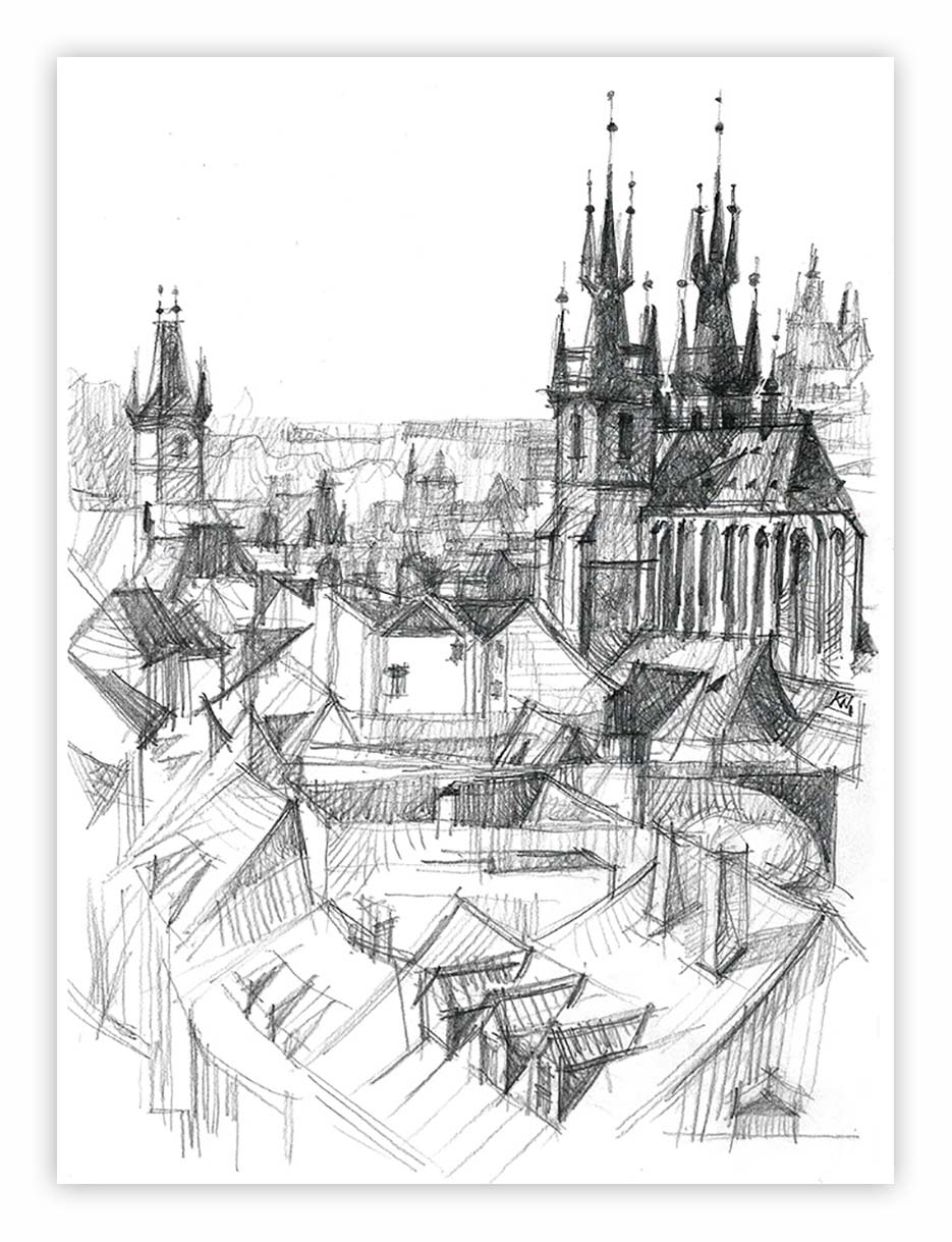 toits-de-prague-eglise-tyn-au-loin