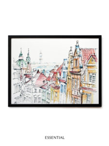 architektura dachów Małej Strany w Pradze