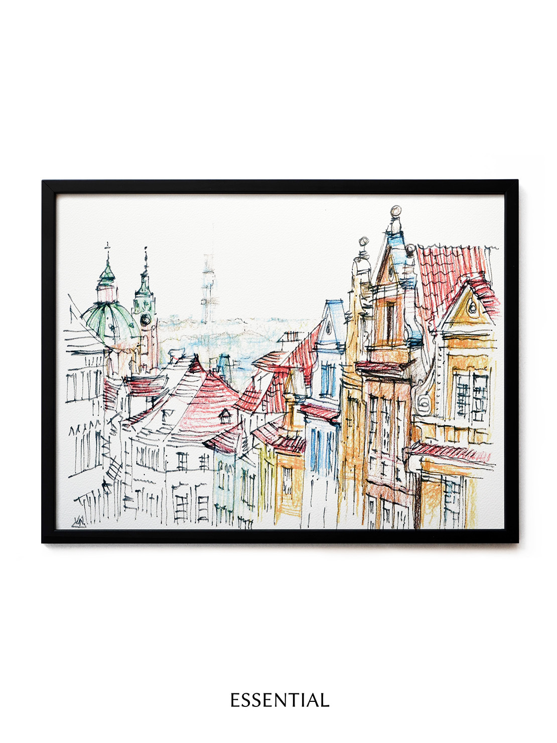 architektura dachów Małej Strany w Pradze