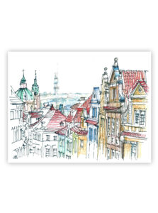 architektura dachów mała strona praga