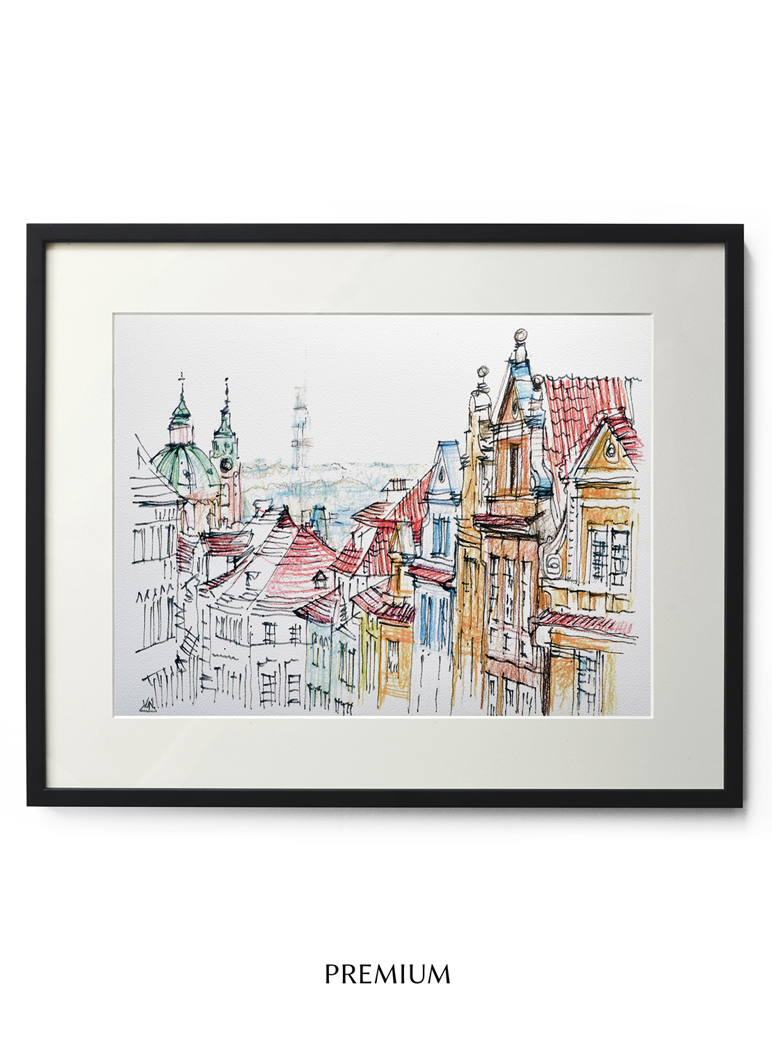 architektura dachów mała strona praga prm