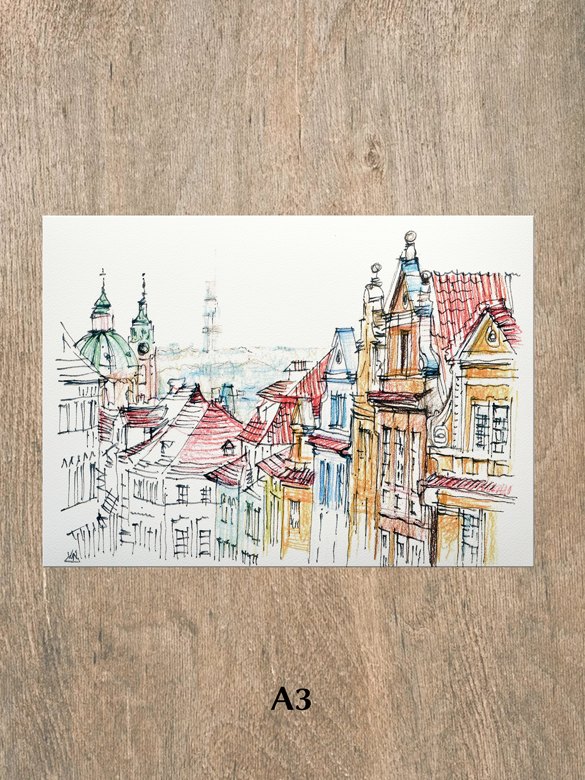 architektura dachów Mała Strana Praga