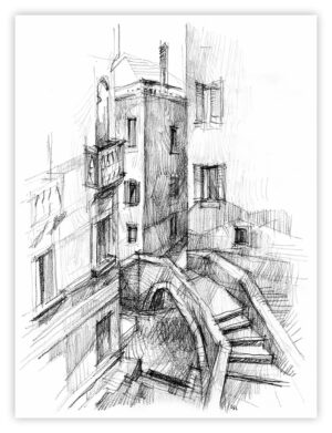 Ponte Storto Venedig Italien